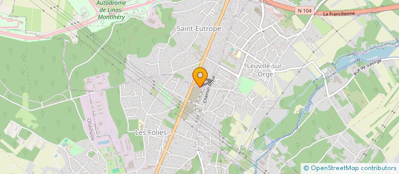 localisation de l'entreprise MONSIEUR SEBASTIEN RIBEIRO à LINAS