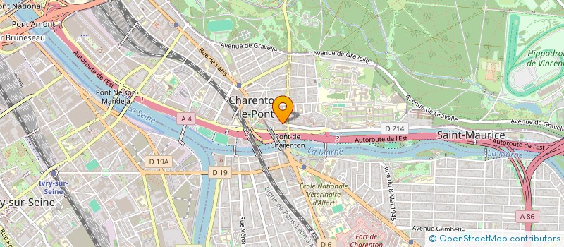 localisation de l'entreprise MONSIEUR SEBASTIEN RIBEYRON  CHARENTON-LE-PONT