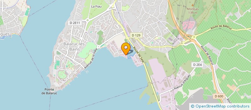 localisation de l'entreprise MONSIEUR SEBASTIEN RICHARD à BALARUC-LES-BAINS