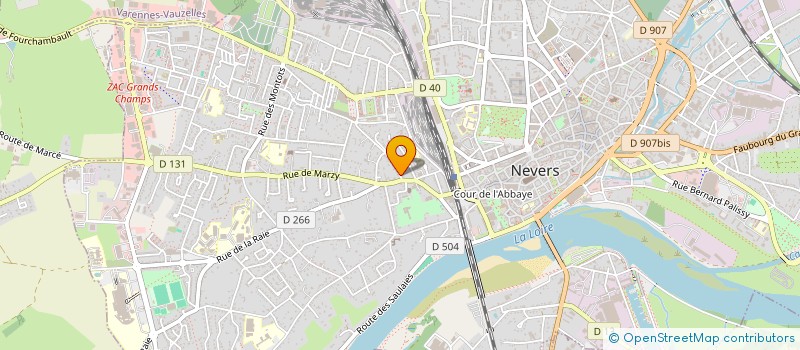 localisation de l'entreprise MONSIEUR SEBASTIEN RICHARD à NEVERS
