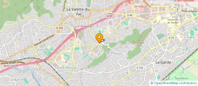 localisation de l'entreprise MONSIEUR SEBASTIEN RICHARD à LA VALETTE-DU-VAR
