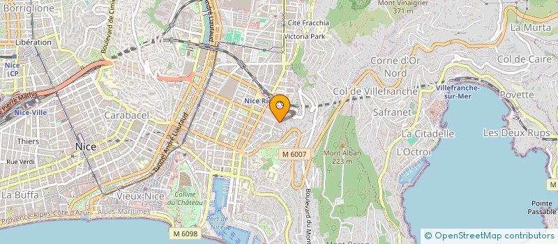 localisation de l'entreprise MONSIEUR SEBASTIEN RICHETER  NICE