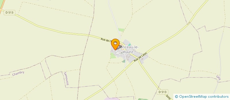 localisation de l'entreprise MONSIEUR SEBASTIEN RICHY  MONCEAU-LE-WAAST