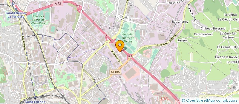 localisation de l'entreprise MONSIEUR SEBASTIEN RICO  SAINT-ETIENNE