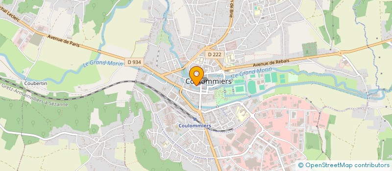 localisation de l'entreprise MONSIEUR SEBASTIEN RIDOUX  COULOMMIERS