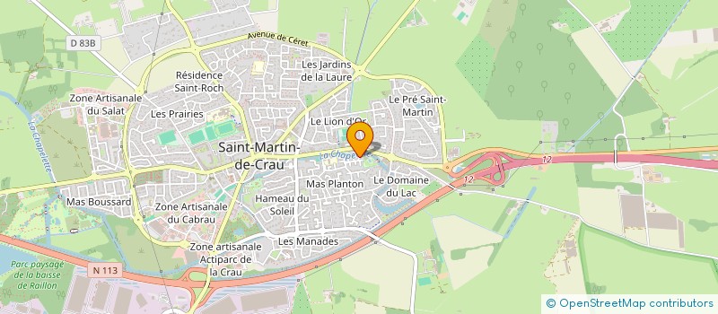 localisation de l'entreprise MONSIEUR SEBASTIEN RIERE  SAINT-MARTIN-DE-CRAU