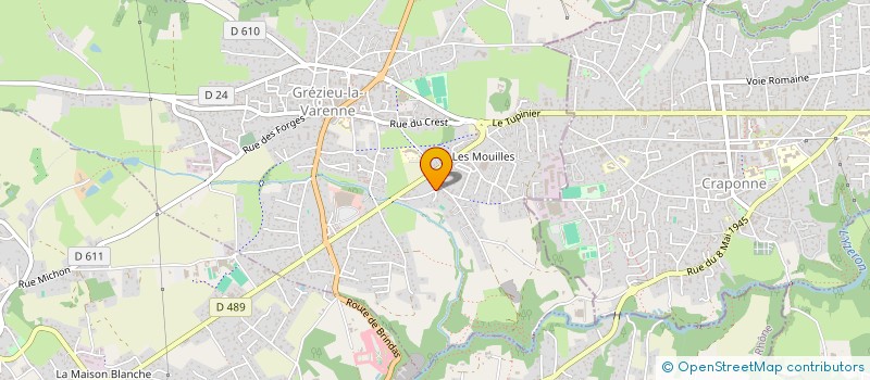 localisation de l'entreprise MONSIEUR SEBASTIEN RIEUSSEC  GREZIEU-LA-VARENNE