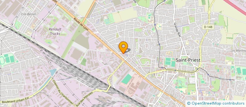 localisation de l'entreprise MONSIEUR SEBASTIEN RIFFARD  SAINT-PRIEST