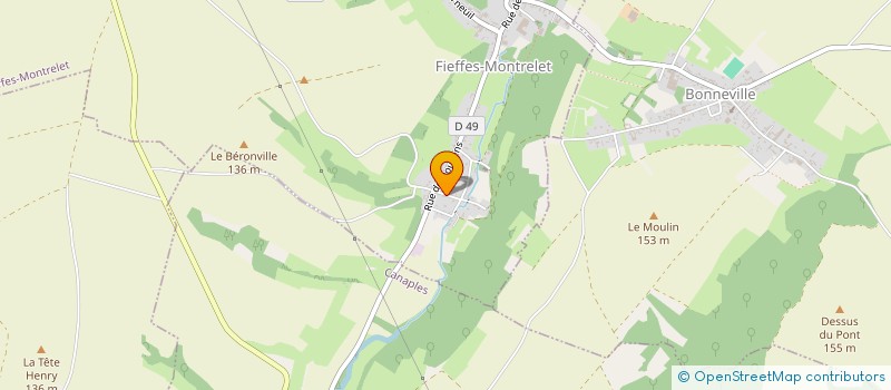 localisation de l'entreprise MONSIEUR SEBASTIEN RIFFLET  FIEFFES-MONTRELET