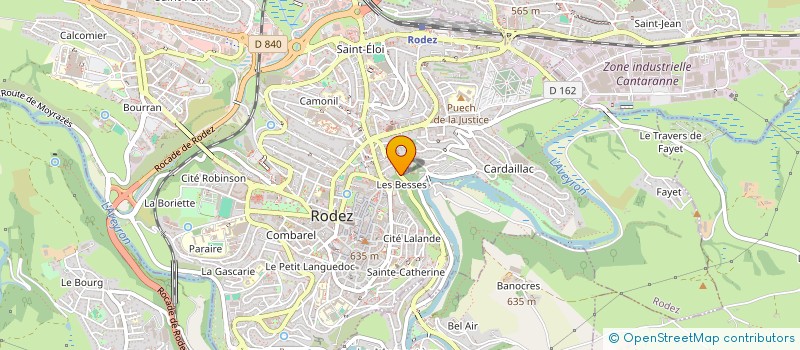localisation de l'entreprise MONSIEUR SEBASTIEN RIGAL à RODEZ