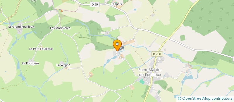 localisation de l'entreprise MONSIEUR SEBASTIEN RIMBERT  SAINT-MARTIN-DU-FOUILLOUX