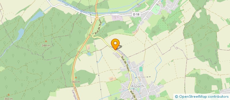 localisation de l'entreprise MONSIEUR SEBASTIEN RINDERKNECHT  ASPACH