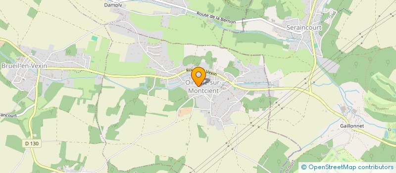 localisation de l'entreprise MONSIEUR SEBASTIEN RINGUIN COUROUVY  OINVILLE-SUR-MONTCIENT