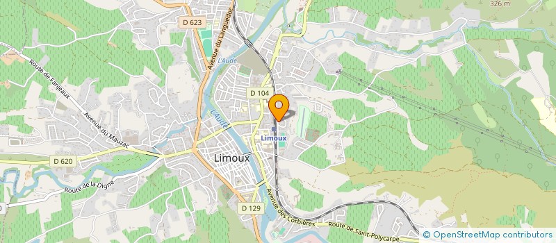 localisation de l'entreprise MONSIEUR SEBASTIEN RIOUT à LIMOUX