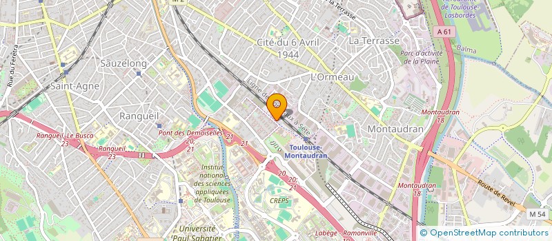 localisation de l'entreprise MONSIEUR SEBASTIEN RIQUIER  TOULOUSE