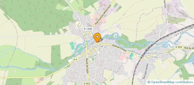 localisation de l'entreprise MONSIEUR SEBASTIEN RISO  IS-SUR-TILLE