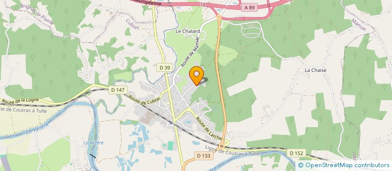 localisation de l'entreprise MONSIEUR SEBASTIEN RISTERUCCI  TERRASSON-LAVILLEDIEU