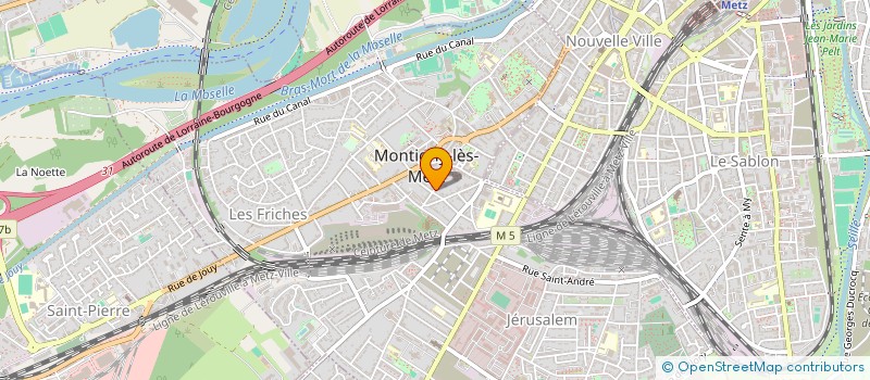 localisation de l'entreprise MONSIEUR SEBASTIEN RITT  MONTIGNY-LES-METZ