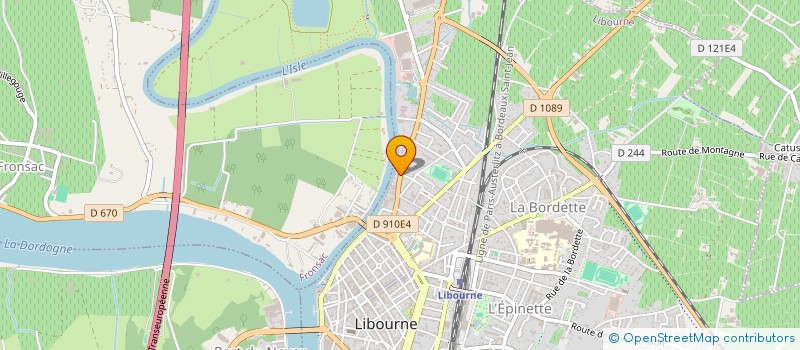 localisation de l'entreprise MONSIEUR SEBASTIEN RIVA à LIBOURNE