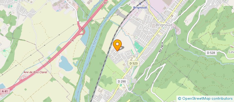 localisation de l'entreprise MONSIEUR SEBASTIEN RIVAIL  VILLARD-BONNOT