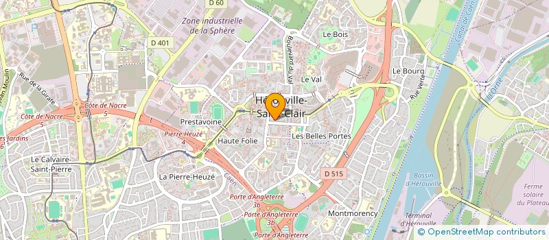 localisation de l'entreprise MONSIEUR SEBASTIEN RIVALAN  HEROUVILLE-SAINT-CLAIR