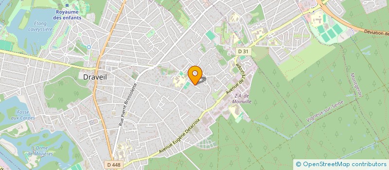 localisation de l'entreprise MONSIEUR SEBASTIEN RIVASSEAU  DRAVEIL