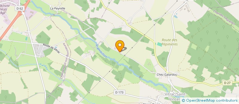 localisation de l'entreprise MONSIEUR SEBASTIEN RIVET  VITRAC-SAINT-VINCENT