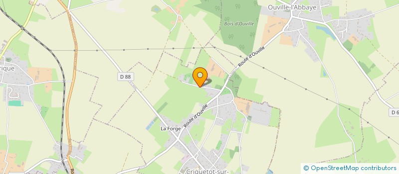 localisation de l'entreprise MONSIEUR SEBASTIEN RIVIERE  CRIQUETOT-SUR-OUVILLE