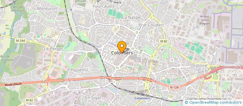 localisation de l'entreprise MONSIEUR SEBASTIEN RIVIERE à COLOMIERS