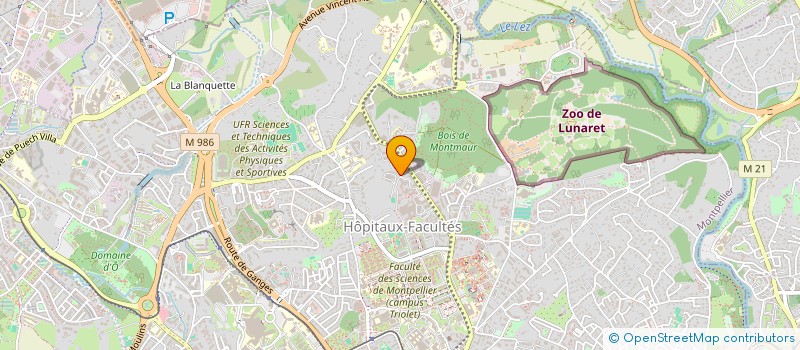 localisation de l'entreprise MONSIEUR SEBASTIEN RIVIERE à MONTPELLIER