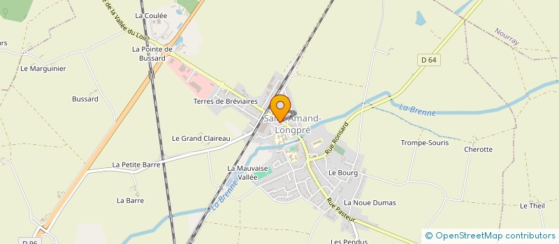 localisation de l'entreprise MONSIEUR SEBASTIEN RIVIERE  SAINT-AMAND-LONGPRE