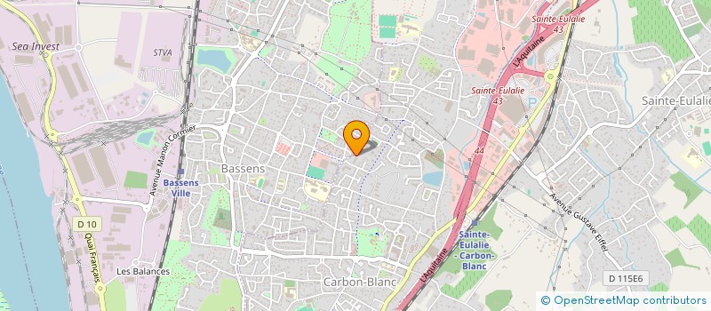 localisation de l'entreprise MONSIEUR SEBASTIEN RIVOL  CARBON BLANC