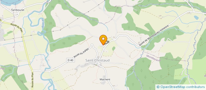 localisation de l'entreprise MONSIEUR SEBASTIEN RIZZOLA  SAINT-CHRISTAUD