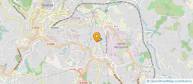 localisation de l'entreprise MONSIEUR SEBASTIEN ROBAGLIA à GRASSE
