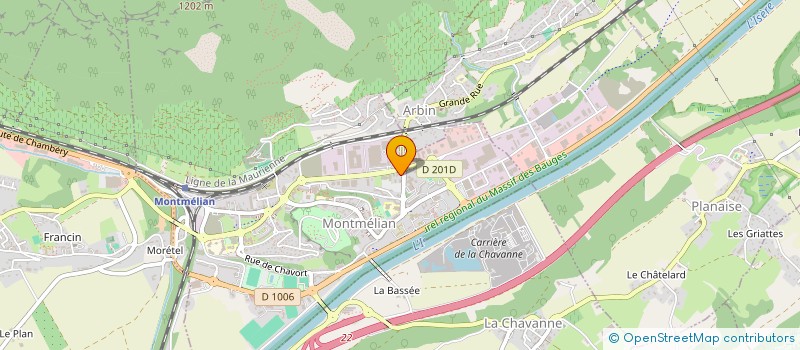 localisation de l'entreprise MONSIEUR SEBASTIEN ROBERT à MONTMELIAN