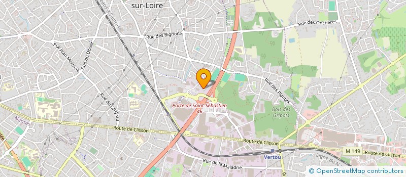 localisation de l'entreprise MONSIEUR SEBASTIEN ROBERT à SAINT-SEBASTIEN-SUR-LOIRE