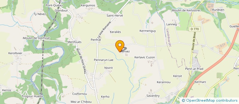 localisation de l'entreprise MONSIEUR SEBASTIEN ROBERT  QUIMPER