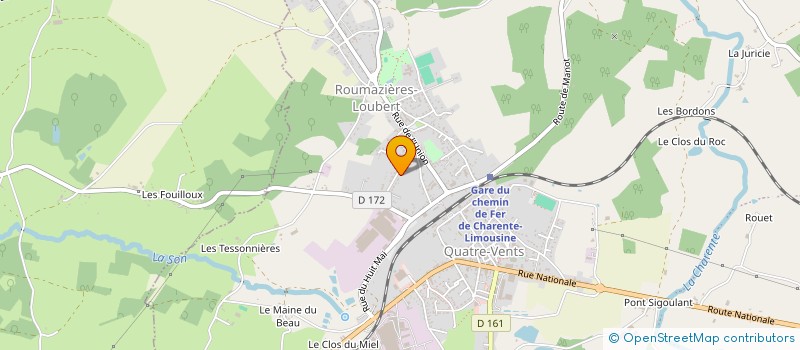 localisation de l'entreprise MONSIEUR SEBASTIEN ROBERT à TERRES-DE-HAUTE-CHARENTE