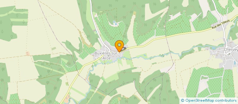 localisation de l'entreprise MONSIEUR SEBASTIEN ROBIN à BUXIERES-SUR-ARCE