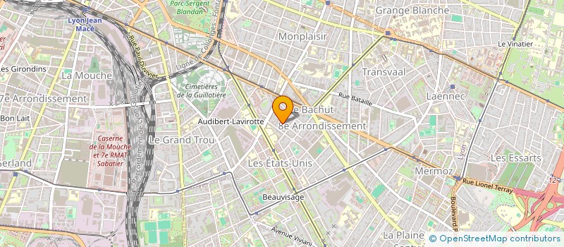 localisation de l'entreprise MONSIEUR SEBASTIEN ROBIN  LYON