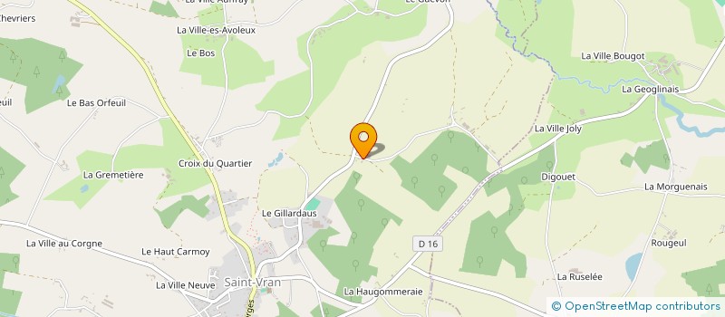 localisation de l'entreprise MONSIEUR SEBASTIEN ROBIN à SAINT-VRAN