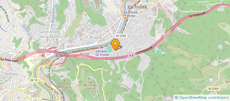 localisation de l'entreprise MONSIEUR SEBASTIEN ROBINE à LA TRINITE