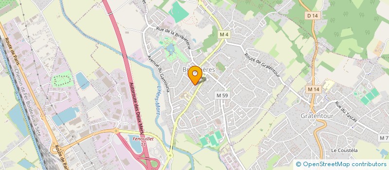 localisation de l'entreprise MONSIEUR SEBASTIEN ROBLES à BRUGUIERES