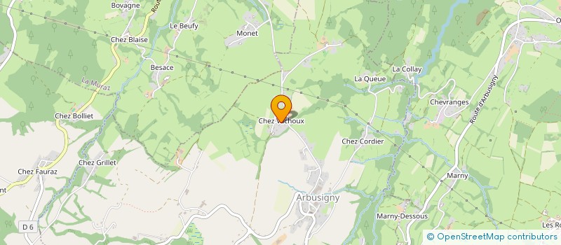 localisation de l'entreprise MONSIEUR SEBASTIEN ROCH à ARBUSIGNY