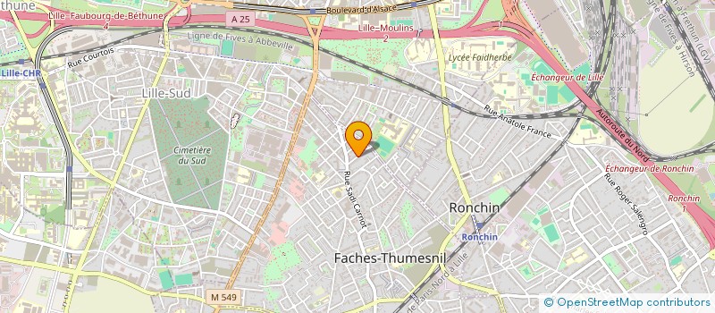 localisation de l'entreprise MONSIEUR SEBASTIEN ROCHE à FACHES-THUMESNIL
