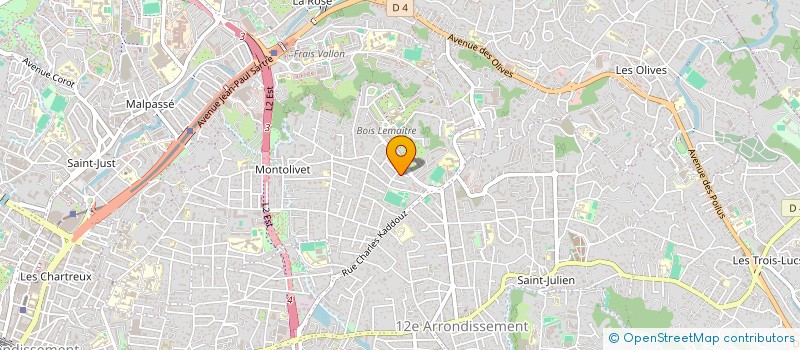 localisation de l'entreprise MONSIEUR SEBASTIEN ROCHE à MARSEILLE