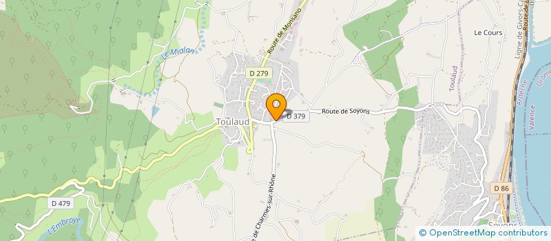 localisation de l'entreprise MONSIEUR SEBASTIEN ROCHE à TOULAUD