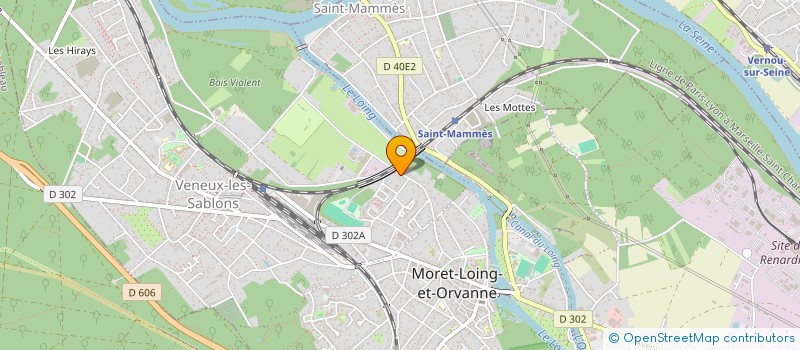 localisation de l'entreprise MONSIEUR SEBASTIEN ROCHELET  MORET-LOING-ET-ORVANNE