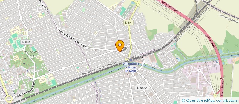 localisation de l'entreprise MONSIEUR SEBASTIEN ROCHER  MITRY-MORY