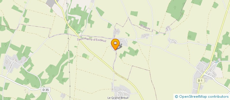 localisation de l'entreprise MONSIEUR SEBASTIEN ROCHER  SAINT-PIERRE-D'EXIDEUIL